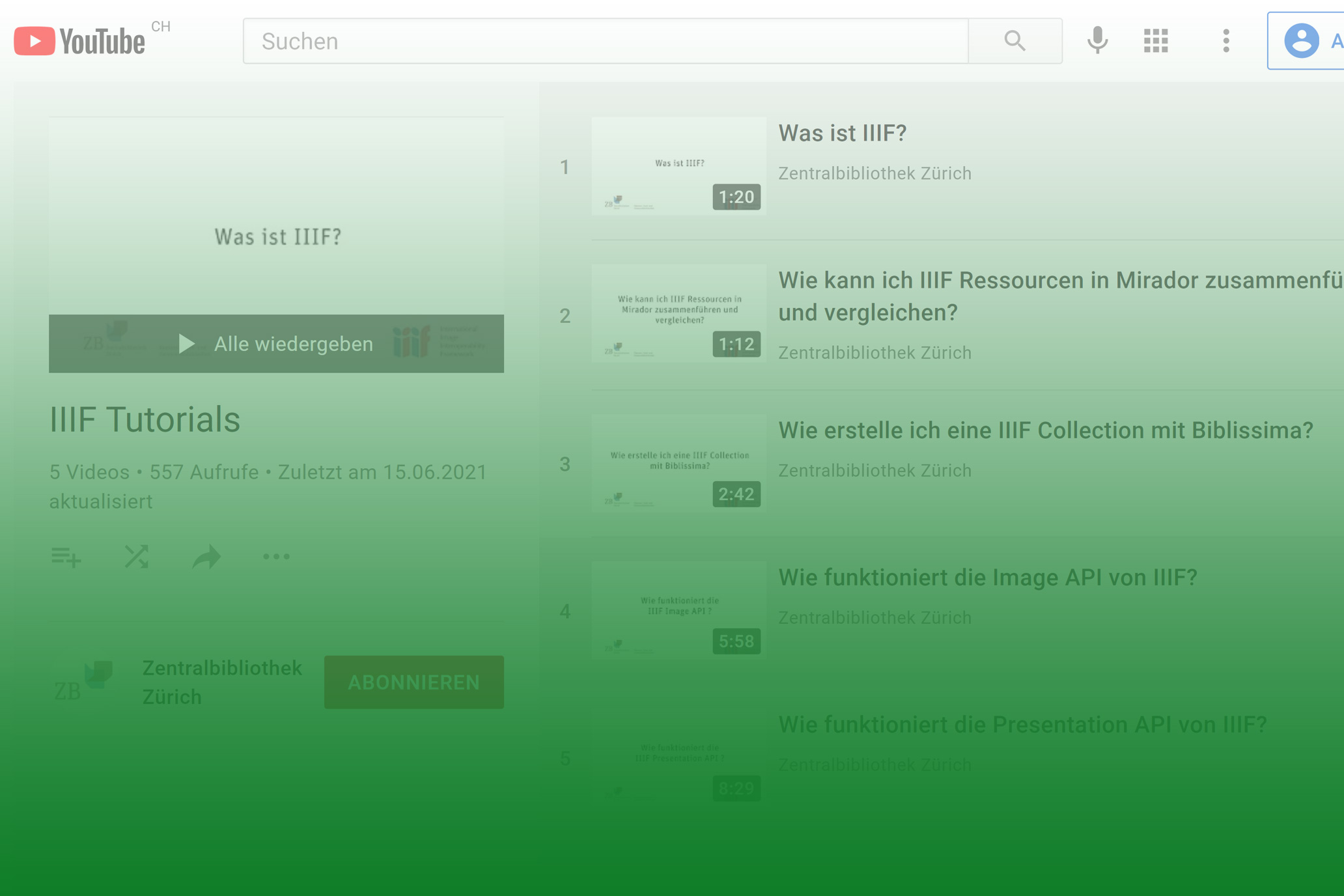 Video-Tutorial IIIF