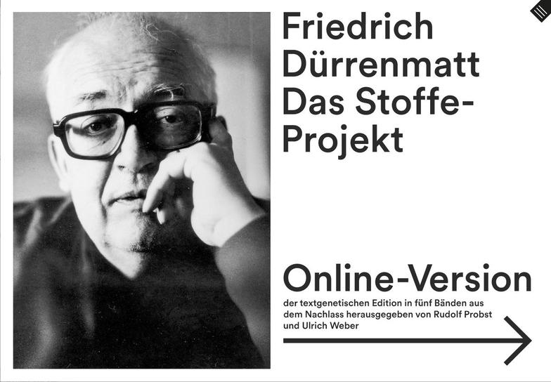 Friedrich Dürrenmatt: Das Stoffe-Projekt. Digitale Edition